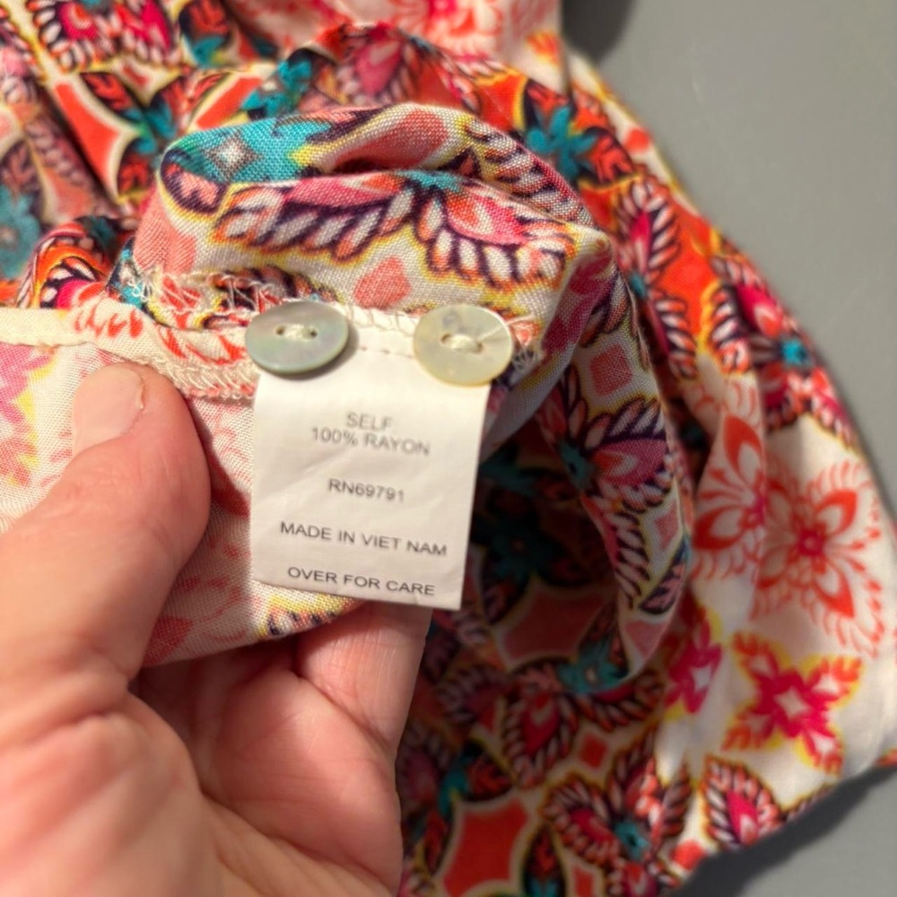 Fig And Flower Multicolor Patterned Midi Dress - image 6